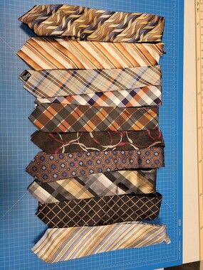 Mens Ties Lot 10 Assorted Neckties Chaps Croft Barrow Neiman Marcus Bruno Italy